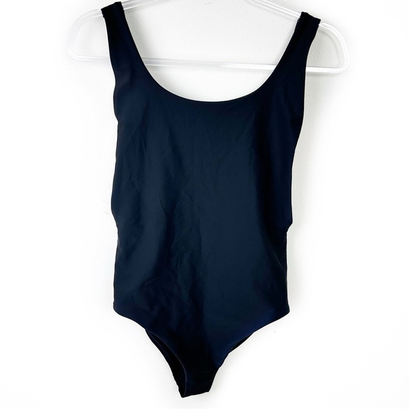 aerie Other - Aerie Swim one-piece cheeky low back deep sides classic black swimsuit size: M